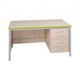 Lehrertisch mit 4 Schubladen B/H/T: 160x76x80 cm, mit 4 Schubladen-image