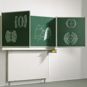 Wandtafel Schultafel aus Stahl, Serie MST, grün MF: 150x100 cm, FF: 75x100 cm-image