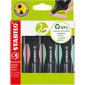 Stabilo Green Boss Textmarker Pastell 4er-Set-image
