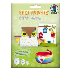 Klettpunkte 84 Paare, selbstklebend (Ø10/Ø15/Ø20mm)-image