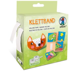 Klettband 3 m, 2 cm breit, selbstklebend-image