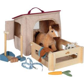 Pferdespielset Pferdestall mit Zubehör-image