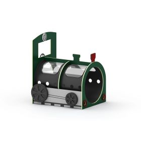 Außenspielgerät Set Kriechtunnel Lokomotive + Waggon-image