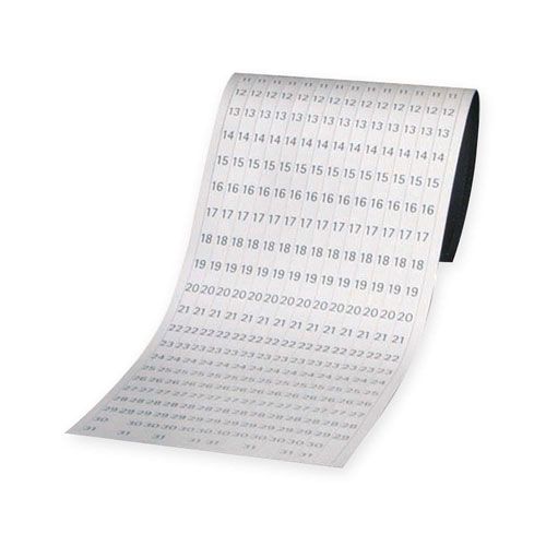 Datumsstreifen, magnetisch, 12 Streifen-image
