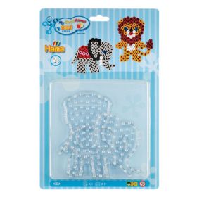 Hama Stiftplatten Maxi Elefant und Löwe (2er Set) ca. 16 x 19 cm-image