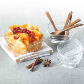 Stapelschale quadratisch Lys Carre 1,1 Liter, transparent-image