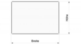 Projektionstafel "PT Serie" mit zwei Seitenflügeln 95" Außenmaße: 2,07x1,30 m, Bildgröße: 2,07x1,30 m, 6-Punkt-Befestigung-image