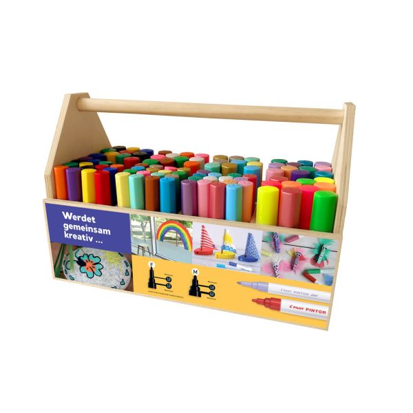 Pintor Marker F und M, Aufsteller, 95 Stifte sortiert-image
