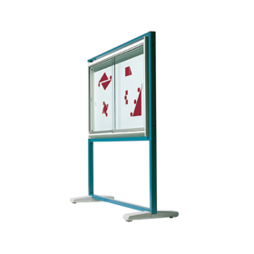 Holzvitrine Modell IV 2 & 3 B/H/T: 160x190x50 cm, Rückwand und Ausführung wählbar-image