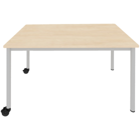 Vari² Rechtecktisch, fahrbarer Schultisch B/H/T: 120x72x80 cm, Melaminplatte-image