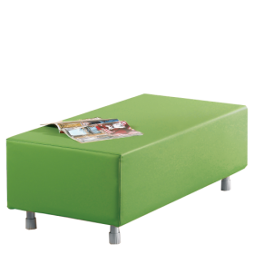 Sitzelement Rechteck klein aus der Sofaserie Wellness-Oase B/H/T: 112x40x56 cm mit Stoffbezug-image