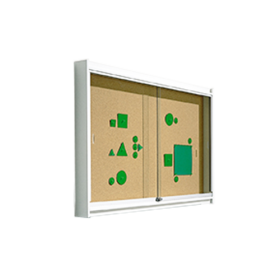 Holzvitrine Modell IV 1 H/T: 100x12 cm, Breite und Rückwandmaterial wählbar-image