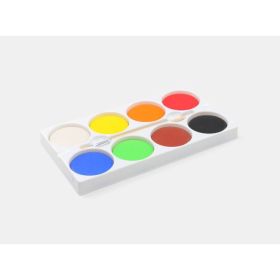 Farbpalette für 8 Puck inkl. Deckel für Ø 44 mm-image