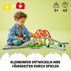 Duplo Eisenbahnbrücke + Schienenerweiterungsset-image