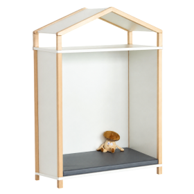 Rückzugshaus in Stollenbauweise mit Dach und Bodenmatte B/H/T: 106x120/145x60 cm, mit 1teiliger Bodenmatte-image