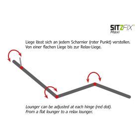 SITZFIX® MAXI grau - Ruheraumliege-image