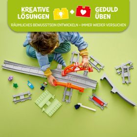 Duplo Eisenbahnbrücke + Schienenerweiterungsset-image