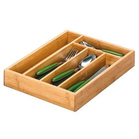 Besteckkasten Bamboo, 5 Fächer, 34 x 26 x 5 cm-image
