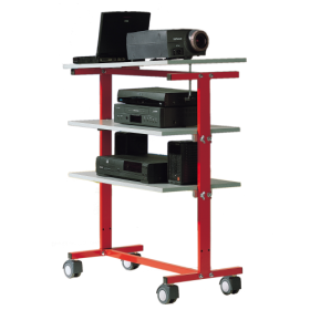 LCD-Projektorwagen, fahrbar auf 4 Rollen B/H/T: 82x106x45 cm-image