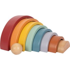 Holzbausteine Regenbogen Safari-image