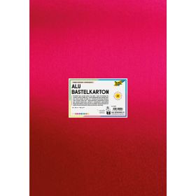 Alu Bastelkarton 300 g, 10 Bogen farbig sortiert. 35 x 50 cm-image