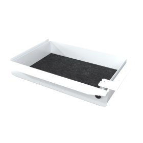 Schubkasten für höhenverstellbare Tische Modell EHC Farbe weiß RAL 9016-image