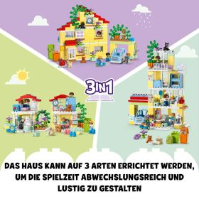 Duplo 3in1 Familienhaus, 218-tlg.-image