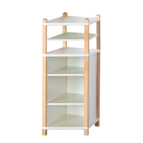 Stollen-Ausgleichsregal B/H/T: 40x120x60/40 cm, zum Ausgleich unterschiedlich tiefer Möbel, wahlweise links/rechts angestellt-image