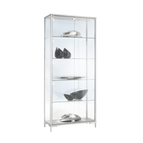 Standvitrine  LINK mit 4 Glaseinlegeböden für den Innenbereich H/T: 186x40 cm, Breite wählbar-image