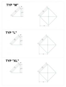 Pythagoras Dreiecktisch fahrbar mit Melamin Tischplatte B/H/T: 113x53x80 cm Mobiler Dreiecktisch mit Tischplatte Melamin, Tischhöhe DIN 02 - 53 cm-image