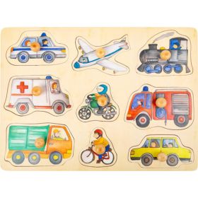 Setzpuzzle Fahrzeuge der Stadt-image