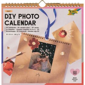 Fotokalender, kraft, 23 x 23cm, 13 Seiten-image