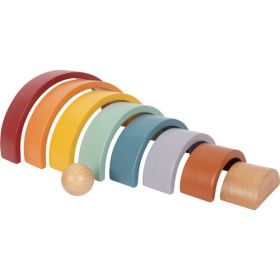 Holzbausteine Regenbogen Safari-image
