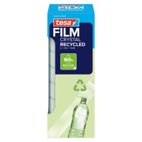 tesa Film Crystal Recycled, 33 m x 19 mm, Pack à 8 Stück-image
