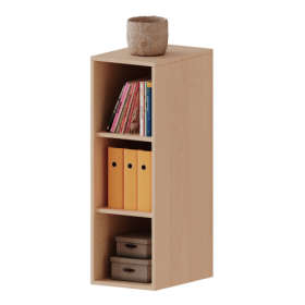 Aufsatzregal für ErgoTray Serie, 3 Ordnerhöhen - Serie evo180 Gesamthöhe 108 cm, Breite 36,1 cm-image