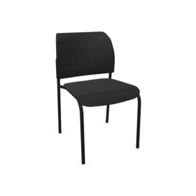 Stuhl ANABELLE mit Netzrücken B/H/T: 47x82x57 cm, Kunststoffsitz-image