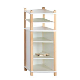 Stollen-Ausgleichsregal B/H/T: 40x120x60/40 cm, zum Ausgleich unterschiedlich tiefer Möbel, wahlweise links/rechts angestellt-image