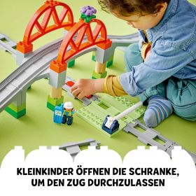Duplo Eisenbahnbrücke + Schienenerweiterungsset-image