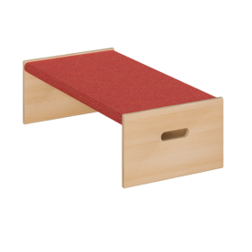 Spielpodest "offenes Rechteck", mit Teppichbelag B/H/T: 78x24x39 cm, Podest als stabile Multiplexkonstruktion, "offenes Rechteck"-image
