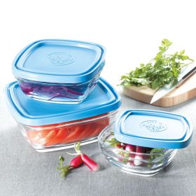 Stapelschale quadratisch Lys Carre 1,1 Liter, transparent-image