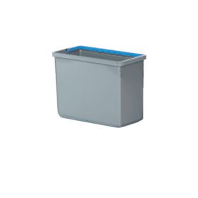 Eimer 7 Liter grau, blauer Henkel-image