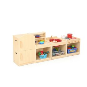 Spielküche Owlaf für Krippenkinder - Schrank-image