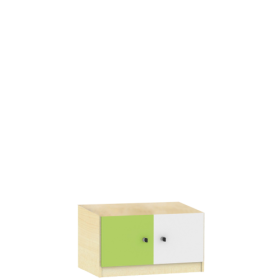 Schließfachschrank Serie SFS, zweireihig B/H/T: 80x120x50 cm, 2x1 Fach-image