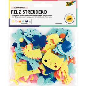 Filz Streudeko Happy Shapes, 170-tlg.-image