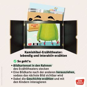 Kamishibai: Vom kleinen Maulwurf, der wissen wollte, wer ihm auf den Kopf gemacht hat-image