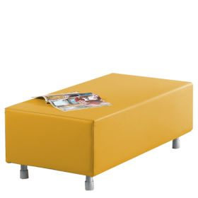 Sitzelement Rechteck klein aus der Sofaserie Wellness-Oase B/H/T: 112x40x56 cm mit Stoffbezug-image
