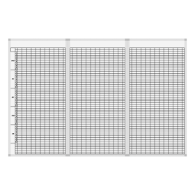 Klassenplantafel erweiterbar mit Whiteboardoberfläche Stundenplantafel Set endlos um jeweils 10 Klassenspalten erweiterbar-image