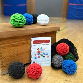 Trockene Schneebälle Kita Set S, 10 Bälle farbig sortiert-image