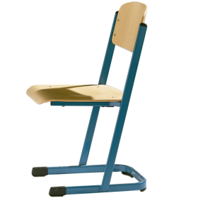 Schülerstuhl ST 40 erhöhte Stabilität durch U-Gestell Gestellfarbe wählbar, Sitzträger offen, Höhe 31 cm-image