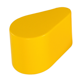 Sitzhocker "Tropfen" mit Kunstlederbezug, verschiedene Sitzhöhen-image
